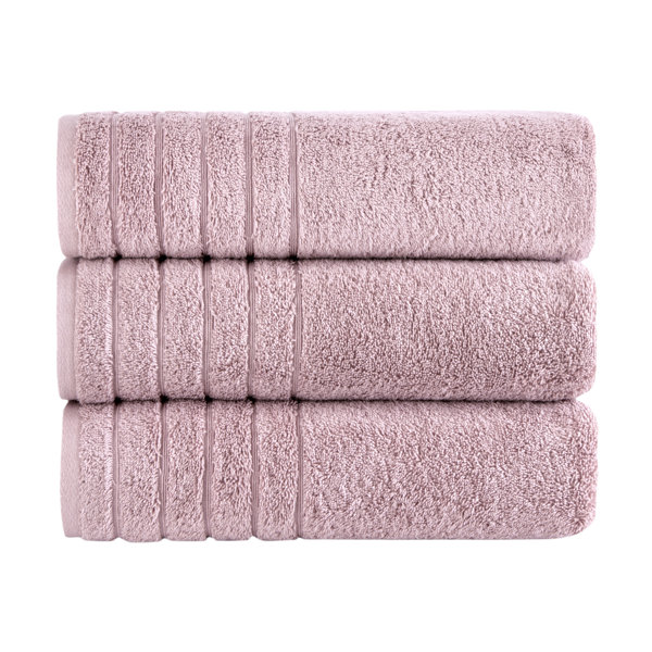 Charlton Home® Shantae Turkish Cotton Ribbed Bath Towels & Reviews